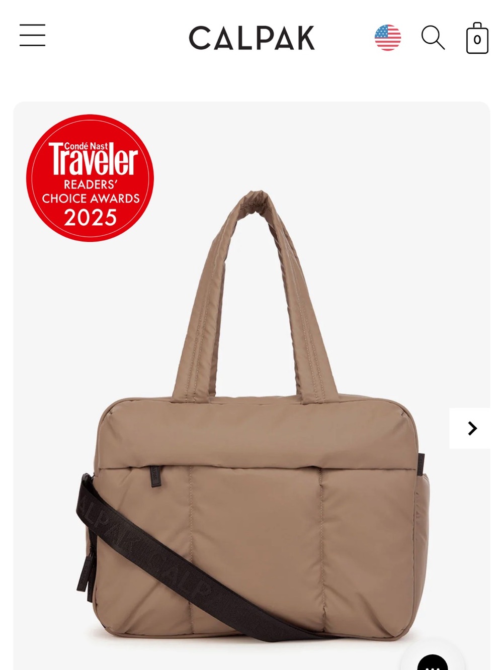 Calpak Luka Duffle in Chocolate